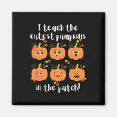 Aimant J'enseigne les citrouilles les plus mignons dans l (Devant)