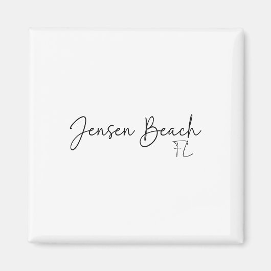 Aimant Jensen Beach Floride Ca Rétro (Devant)