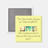 Aimant Jérémie 29:11 (Recto/Verso)