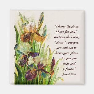 Aimant Jérémie 29:11 Je connais les plans que j'ai pour v