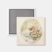 Aimant "Jeremy Fisher sur une Lilypad" par Beatrix Potter (Recto/Verso)