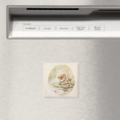Aimant "Jeremy Fisher sur une Lilypad" par Beatrix Potter (In Situ (Lave-vaisselle))