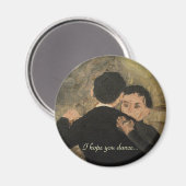 Aimant J'espère que vous dansez (Recto/Verso)