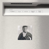 Aimant Jesse Woodson James (photo b/w) (In Situ (Lave-vaisselle))