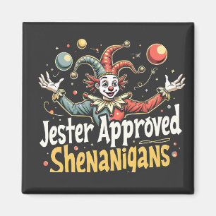 Aimant Jester Approuvé Shenanigans Circus Clown