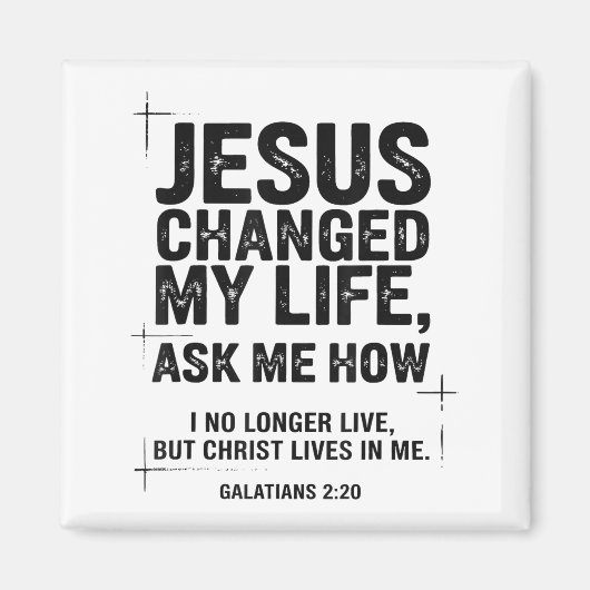 Aimant Jésus a changé ma vie Demandez-moi comment Bible c (Devant)