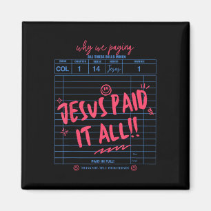 Aimant Jésus A Payé Tout Chrétien Jésus Bible Verse Femme