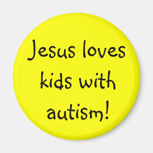 Aimant Jésus aime des enfants avec l'autisme !