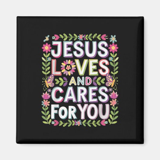 Aimant Jésus Aime Et S'Occupe De Vous (Devant)
