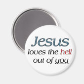 Aimant Jésus Aime L'Enfer De Toi (Recto/Verso)