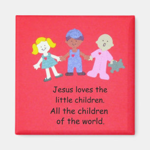 Aimant Jésus aime les petits enfants.