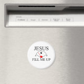 Aimant Jésus amour | Jésus Me Remplit (In Situ (Lave-vaisselle))