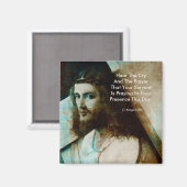 Aimant Jésus avec croix (Recto/Verso)