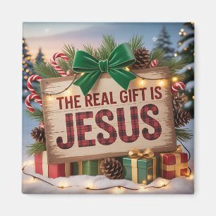 Aimant Jésus Cadeau Réel