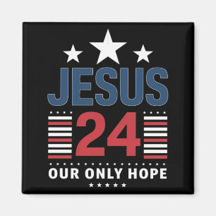 Aimant Jésus-Christ 2024 Président Élection USA Politique