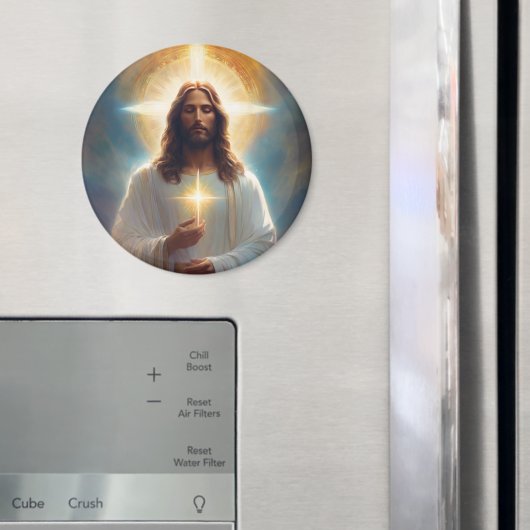 Aimant Jesus Christ Heavenly Image for your Refrigerator (In situ (réfrigérateur))