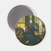 Aimant Jésus Christ Nettoyage du Temple (Recto/Verso)