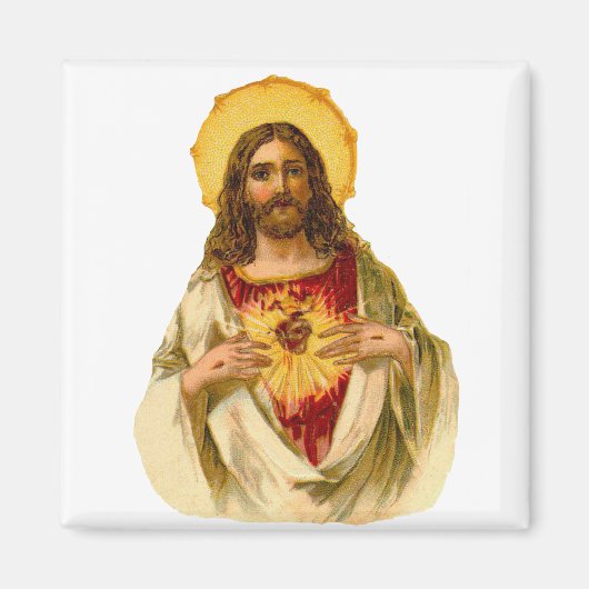 Aimant Jésus Christ notre Seigneur Coeur Sacré (Devant)