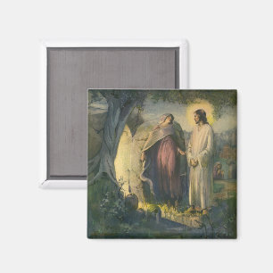 Aimant Jésus-Christ ressuscité par le tombeau par ML Gree
