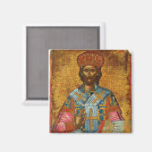 Aimant Jésus Christ Roi des rois Icône chrétienne orthodo (Recto/Verso)