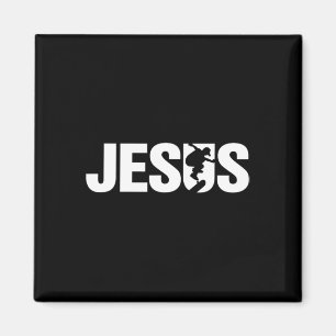 Aimant Jésus Christian Skateboard Design de skater cool