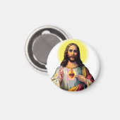 Aimant Jesus Christus en style pop art (Recto/Verso)