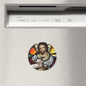 Aimant Jésus comme le bon portrait du berger (In Situ (Lave-vaisselle))