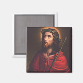 Aimant Jésus couronné d'épines (Recto/Verso)