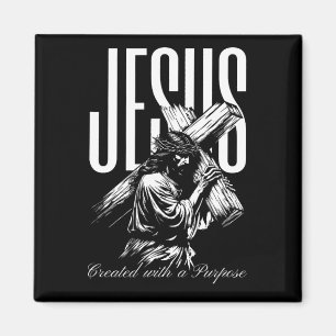 Aimant Jésus Créa Avec Un But La Foi Vintage Sur Fe