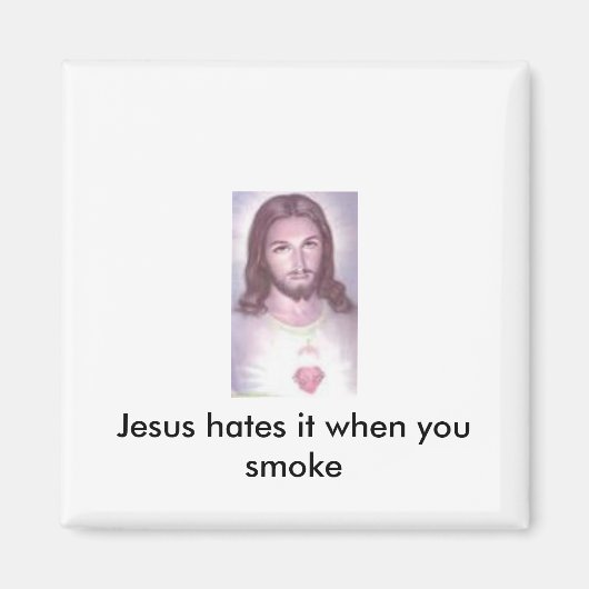 Aimant Jésus déteste quand on fume (Devant)