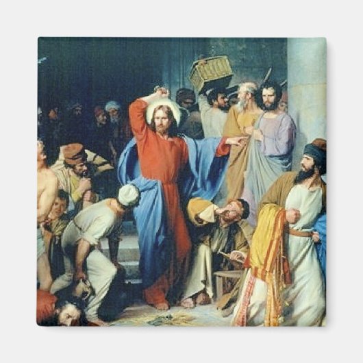 Aimant Jésus Détruit Les Changeurs D'Argent (Devant)