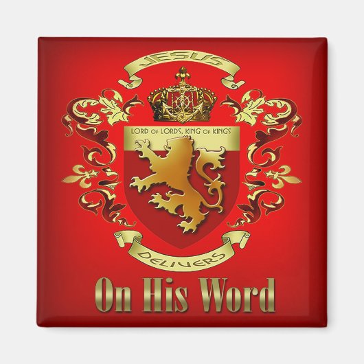 Aimant "Jésus donne sa parole" par Cheryl Daniels (Devant)