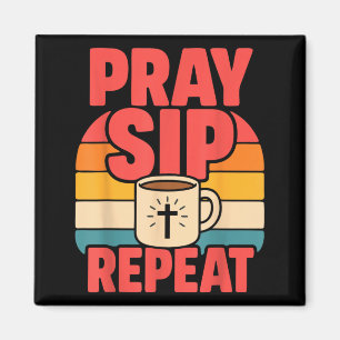 Aimant Jésus drôle Café Foi chrétienne