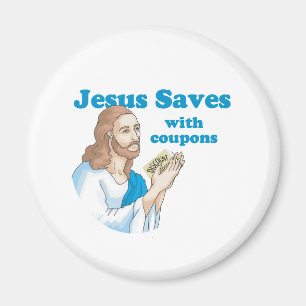 AIMANT JÉSUS ÉPARGNE AVEC DES COUPONS