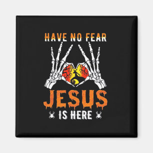 Aimant Jésus Est Coeur Squelette Main