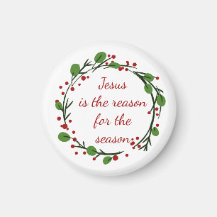 Aimant "Jésus est la raison de la saison" Conception de h