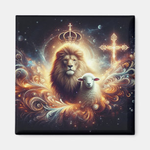 Aimant Jésus est le Lion et l'Agneau