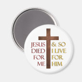 Aimant Jésus est mort pour moi alors je vis pour Lui. (Recto/Verso)