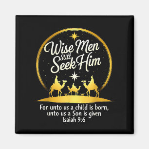 Aimant Jésus Foi 3 Rois Vintage Sages Cherchent Encore Hi