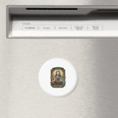 Aimant Jésus Fond Écran Noir Couverture Webcam Virtuelle (In Situ (Lave-vaisselle))