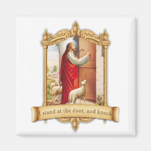 Aimant Jésus frappe à la porte CG0244