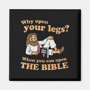 Aimant Jésus Groovy Pourquoi Ouvrir Vos Jambes Quand Vous