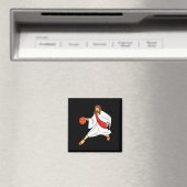 Aimant Jésus Jouant au basket-ball 1 (In Situ (Lave-vaisselle))