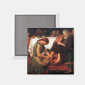 Aimant Jésus Lave les pieds de Pierre (Recto/Verso)