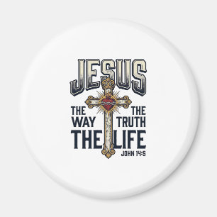 Aimant Jésus Le Chemin La Vérité La Vie Chemise Chrétienn