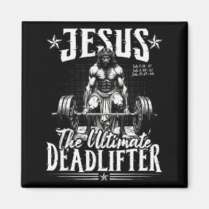 Aimant Jésus Le Deadlifter Ultime Jésus Deadlifting Ch