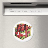 Aimant Jésus le Don qui continue à donner Personnaliser (In Situ (Lave-vaisselle))