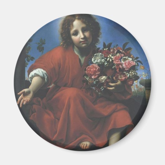 AIMANT JÉSUS L'ENFANT FLEUR (Devant)
