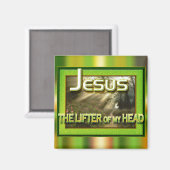 Aimant "Jésus - Lifter de ma tête" par Cheryl Daniels (Recto/Verso)