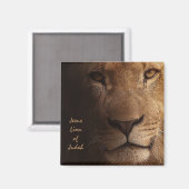 Aimant Jésus Lion de Juda Citation chrétienne inspiration (Recto/Verso)